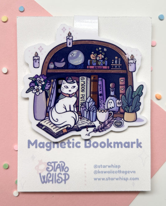 Magic Cat Magnetic Bookmark